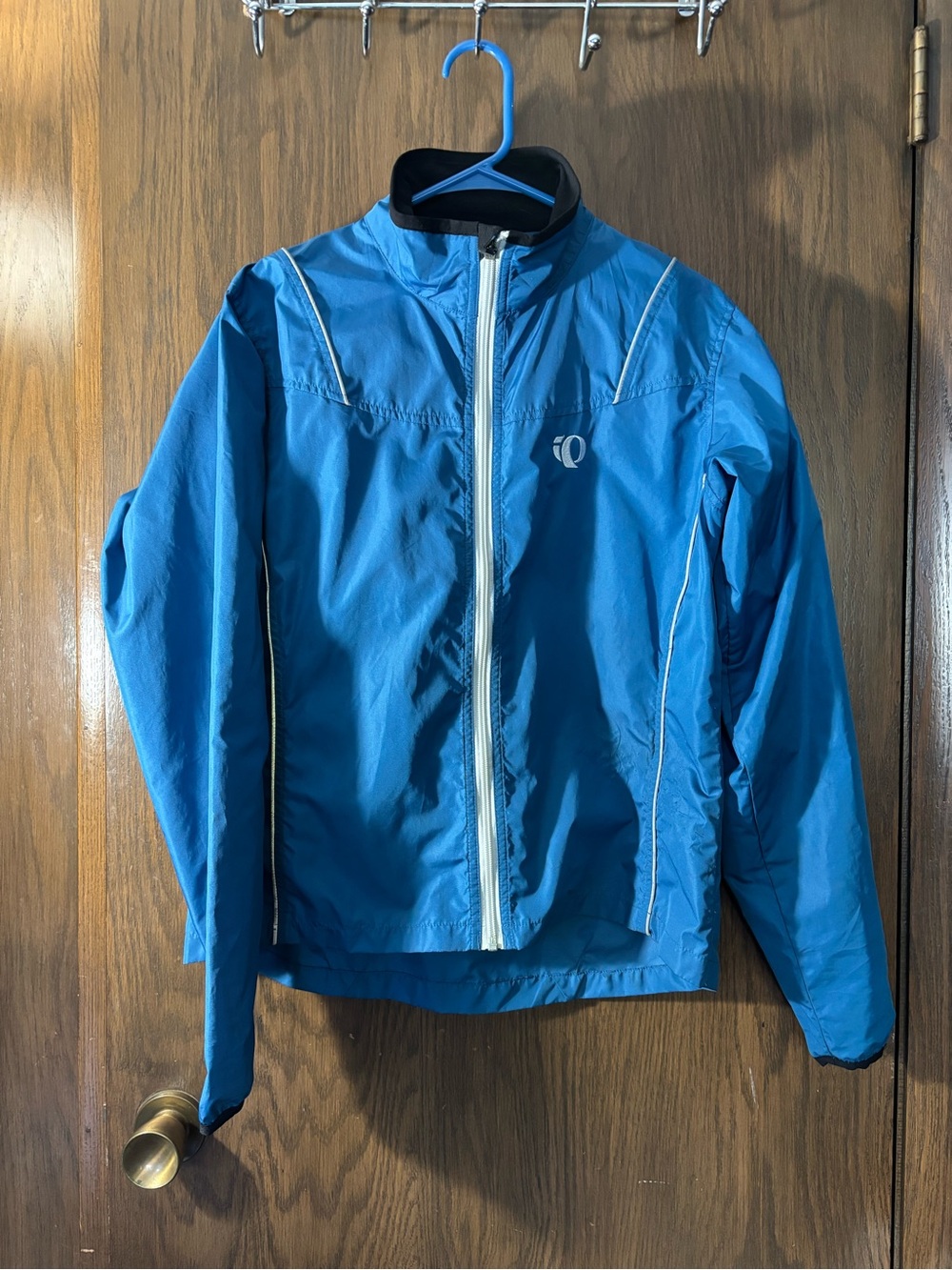 Pearl Izumi Blue Cycling Jacket Bicycle Full Zipper Waterproof